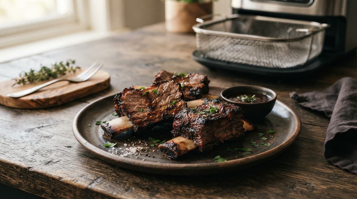 Beef Short Ribs in the Air Fryer