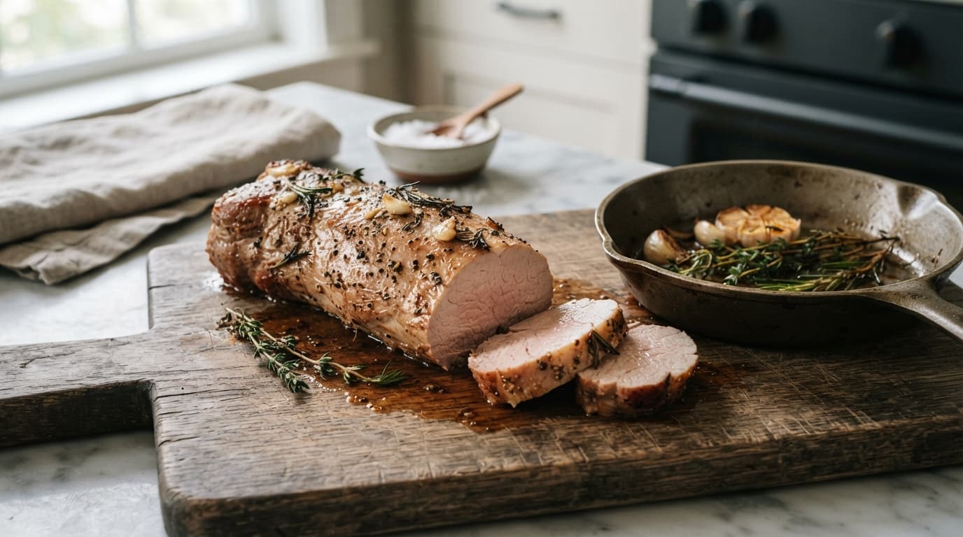 Pork Tenderloin in the Oven at 400°F