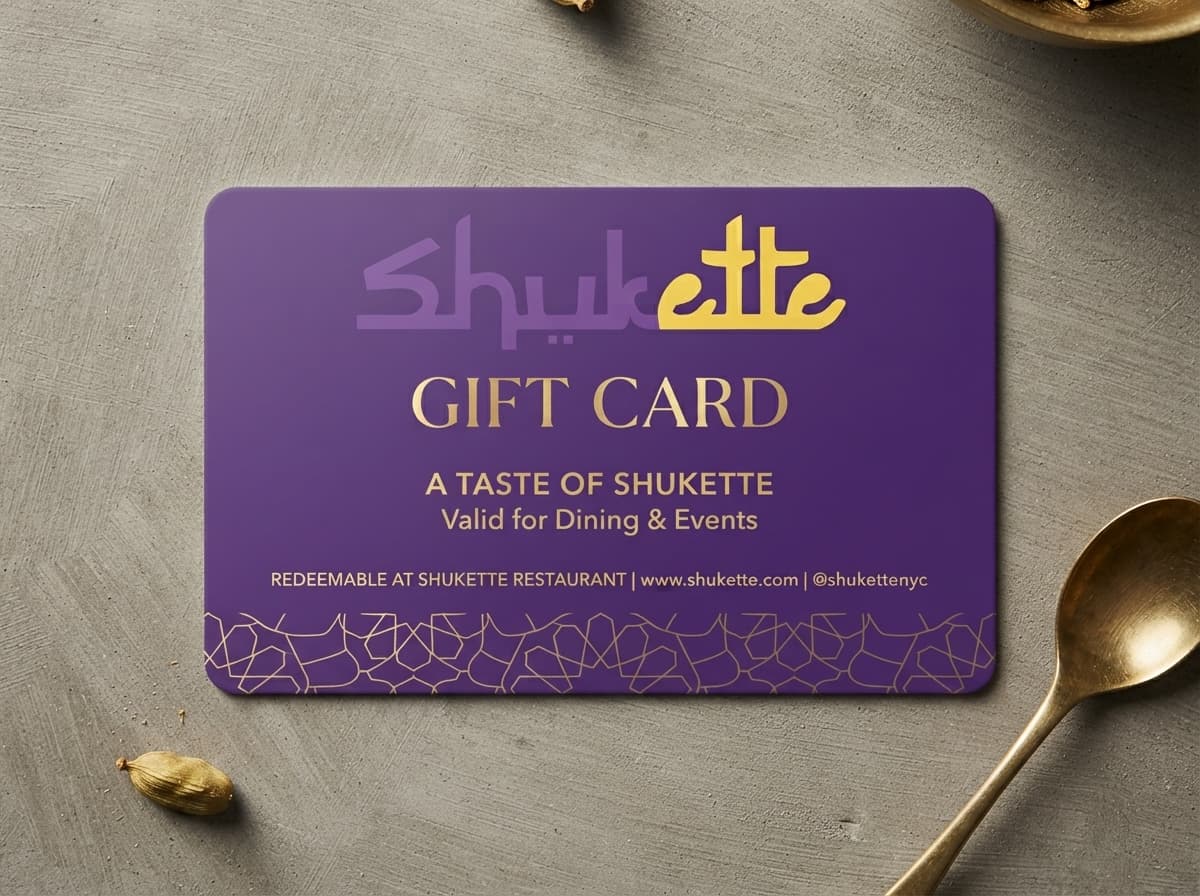 A Shukette gift card